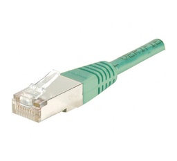 Cordon RJ45 catégorie 6 F/UTP vert - 0,15 m [842036]