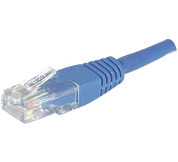 Cordon RJ45 catégorie 6 U/UTP bleu - 1 m [246710]