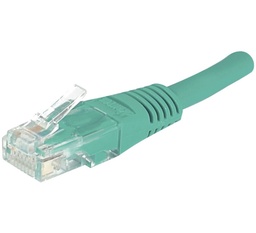 Cordon RJ45 catégorie 6 U/UTP vert - 5 m [244750]