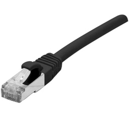 Cordon RJ45 catégorie 6A S/FTP noir - 0,5 m [858483]
