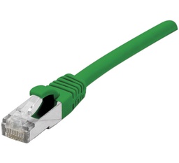 Cordon RJ45 catégorie 6A S/FTP  vert - 0,5 m [858435]