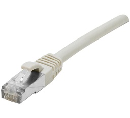 Cordon RJ45 catégorie 6A S/FTP gris - 5 m [858408]