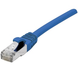 Cordon RJ45 catégorie 6A S/FTP  bleu - 5 m [858456]