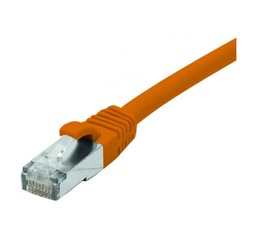 Cordon RJ45 catégorie 6A S/FTP orange - 20 m [858540]