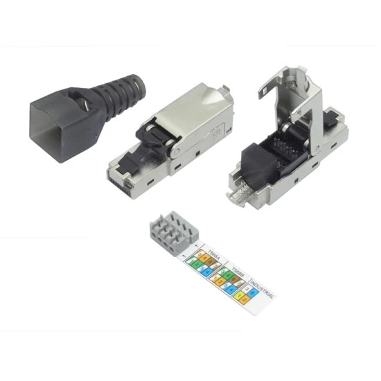 Connecteur RJ45 blindé CAT 6 STP UL