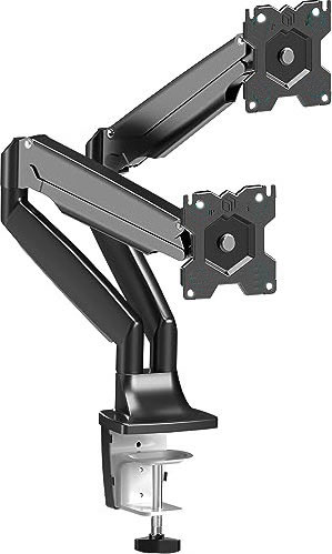 [G200] Support bureau 2 écrans 13/32 noir