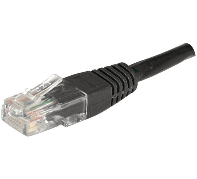 Cordon RJ45 catégorie 6 U/UTP noir - 3 m