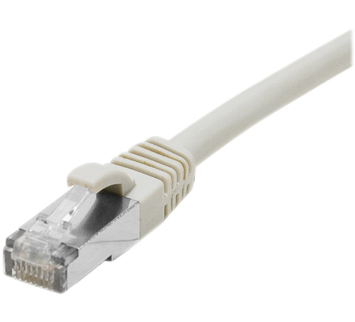 Cordon RJ45 catégorie 6A F/UTP gris - 15 m