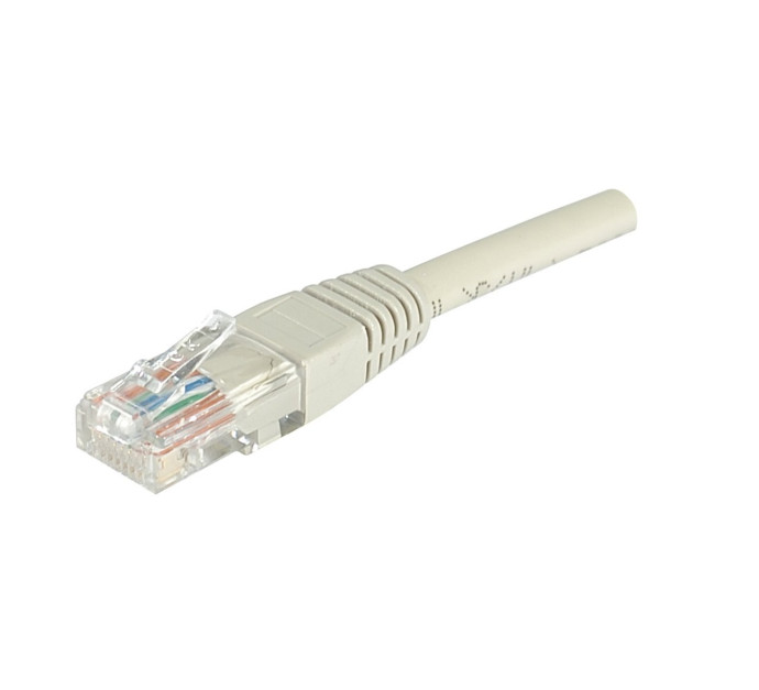 Cordon RJ45 catégorie 6 U/UTP gris CCA - 15 m