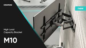 M10 BLACK Support TV mural fixe de 17" à 43" écrans