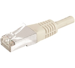 [11985950208N] DEXLAN Cordon RJ45 catégorie 6A F/UTP gris - 0,5 m