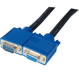 [21813884106N15N] Rallonge SVGA OR  PC99 HD15MF 15M