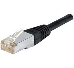 Cordon RJ45 catégorie 6A F/UTP noir - 0,3 m [850012]