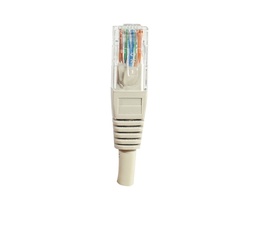 [11385418608N] Cordon RJ45 catégorie 6 U/UTP gris CCA - 5 m