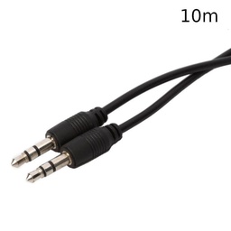 [11310846001N10N] câble audio JACK 3,5mm Noir 10M