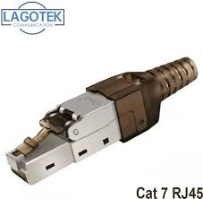 Connecteur RJ45 male CAT 7 blindé STP [LT0720201915414]